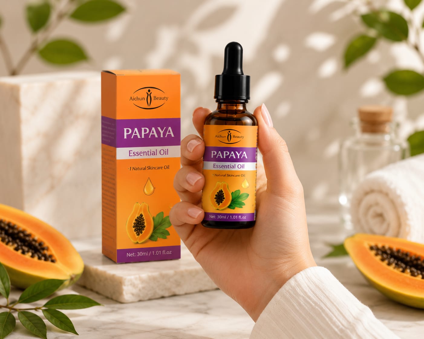 Papaya Essential Oil -- Natural Skin Care Formula