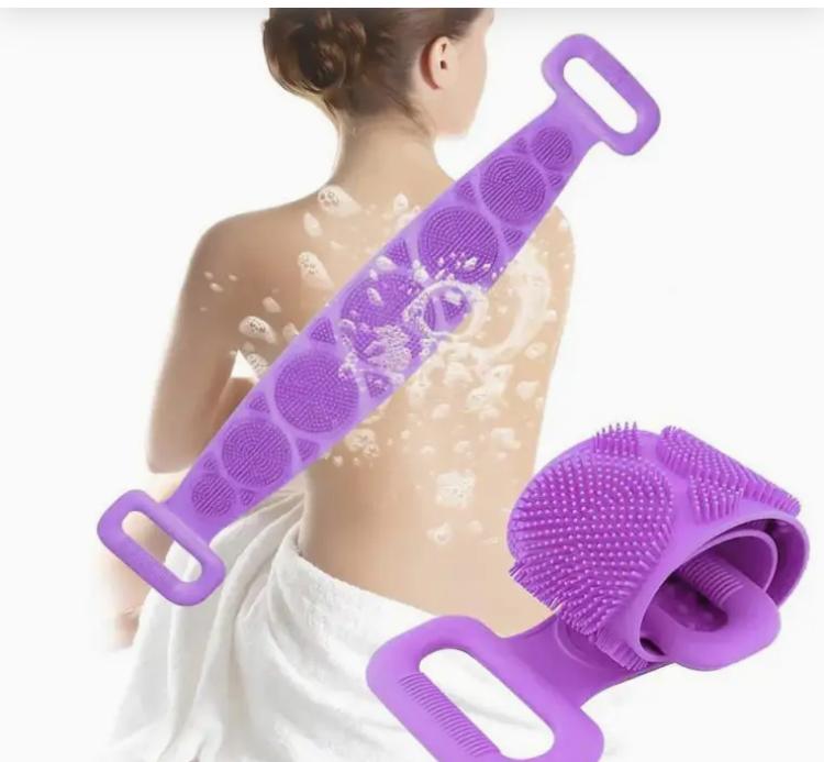Silicone Back Scrubber Is Suitable For The Shower Bath Brush Body With Long Handles Double Shower Brush Is Used For Shower