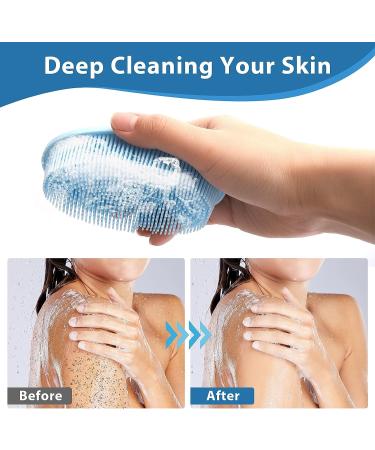 Silicone Massage Body Brush – Soft Exfoliating Scrubber for Smooth, Healthy Skin