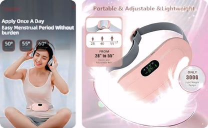 Cramp Relief Pain Belt – Electric Heating & Massage Therapy Belt for Fast Pain Relief