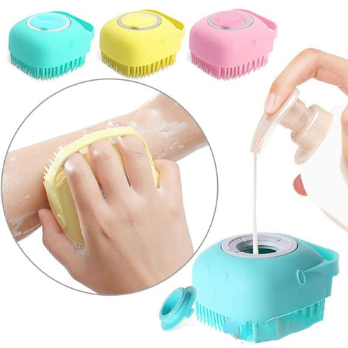 Silicone Massage Body Brush – Soft Exfoliating Scrubber for Smooth, Healthy Skin