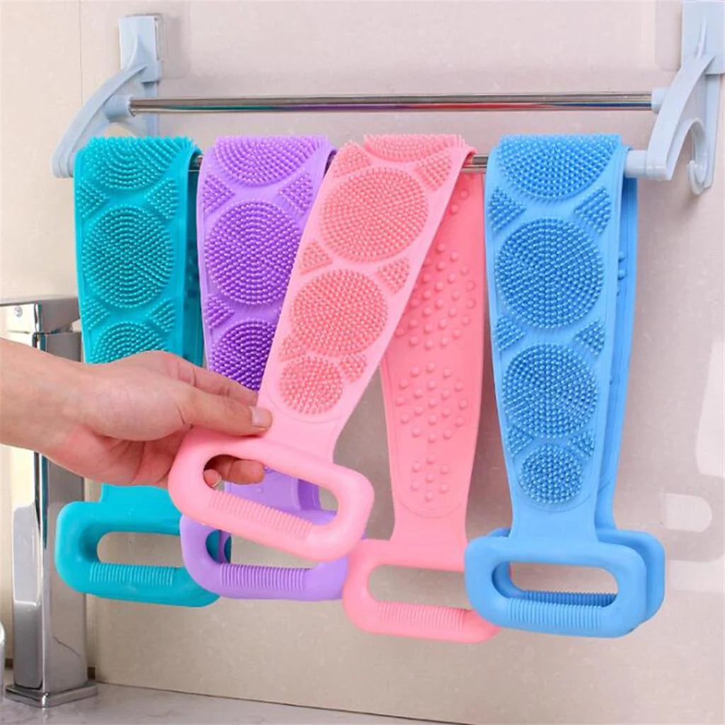 Silicone Back Scrubber Is Suitable For The Shower Bath Brush Body With Long Handles Double Shower Brush Is Used For Shower