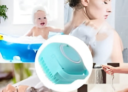 Silicone Massage Body Brush – Soft Exfoliating Scrubber for Smooth, Healthy Skin