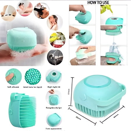 Silicone Massage Body Brush – Soft Exfoliating Scrubber for Smooth, Healthy Skin