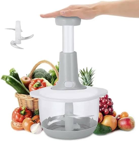 Hand Manual Chopper Pull Mashed Vegetable Machine (Free Shipping Pakistan )