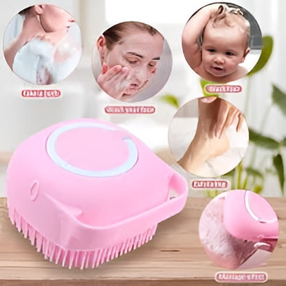 Silicone Massage Body Brush – Soft Exfoliating Scrubber for Smooth, Healthy Skin