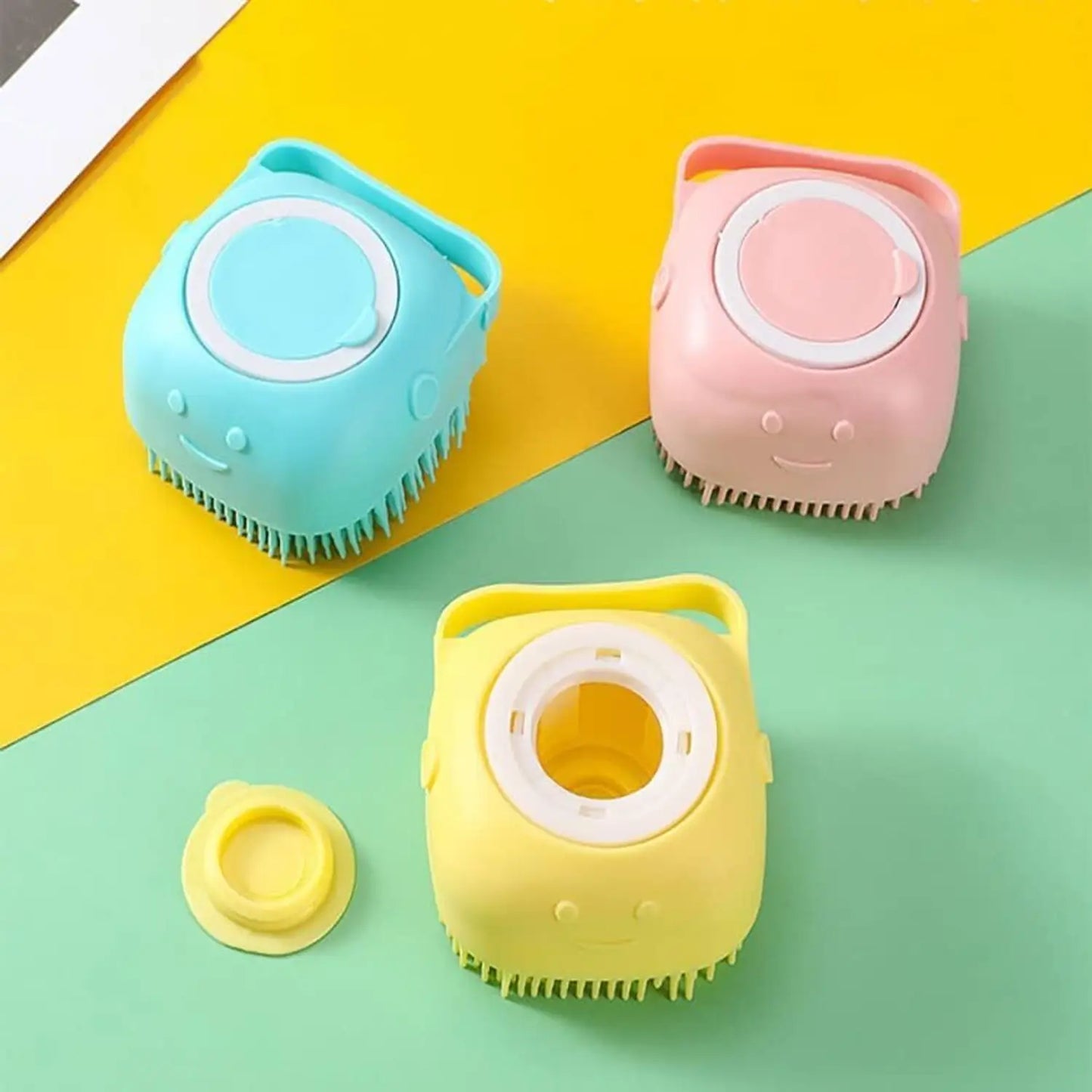 Silicone Massage Body Brush – Soft Exfoliating Scrubber for Smooth, Healthy Skin
